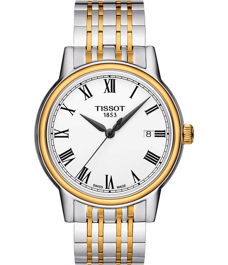 Часы Tissot Carson T085.410.22.013.00 — мужские, белый