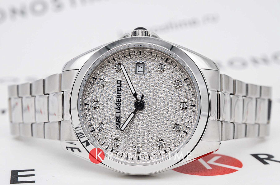 Часы Karl Lagerfeld Round Essentials R0553101509 — кварцевые, сталь металл