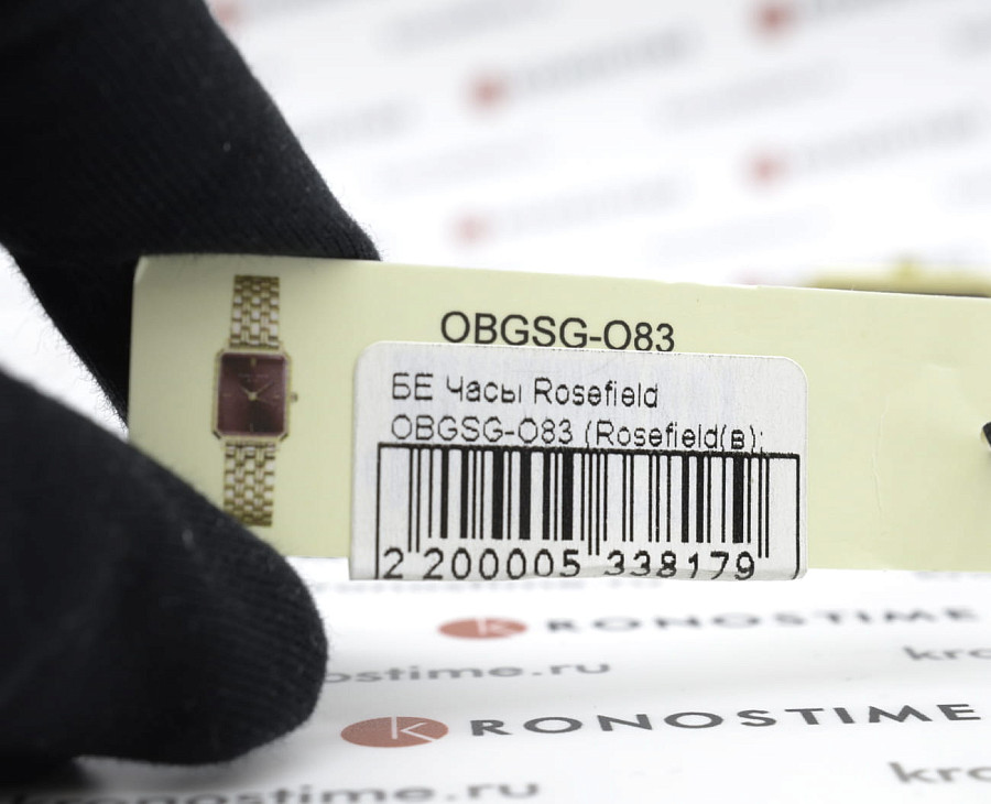 Часы Rosefield Octagon XS OBGSG-O83 — женские, золотистый
