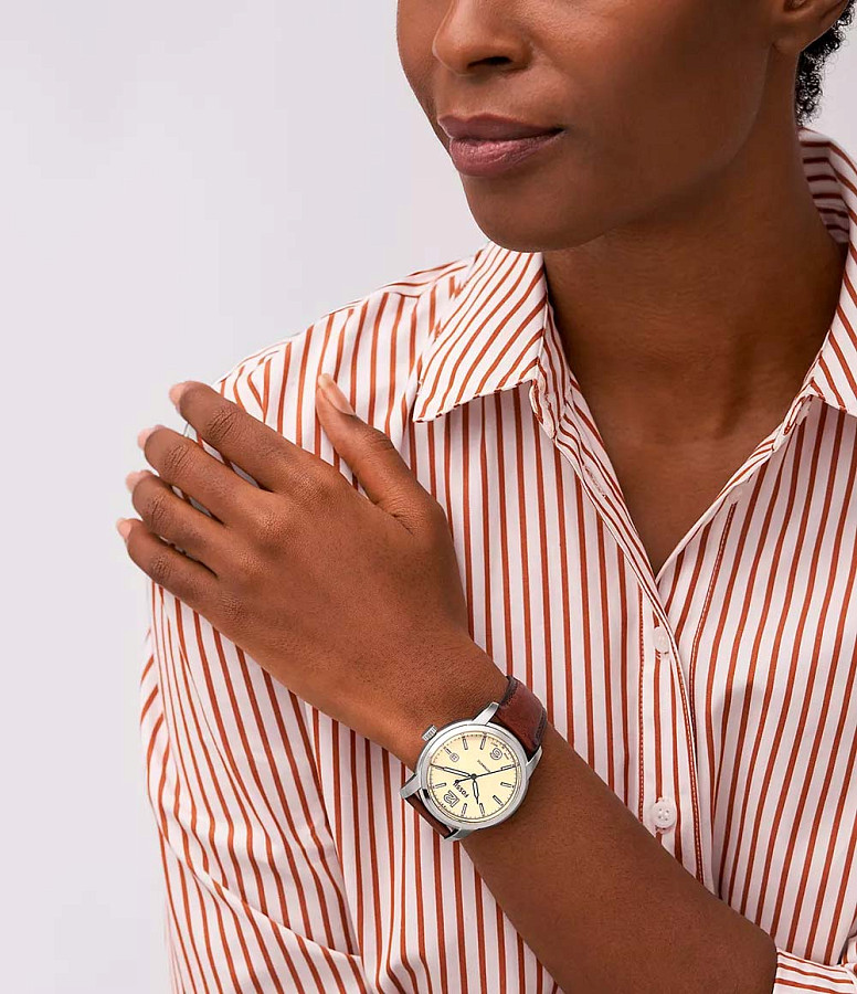 Часы Fossil Heritage ME3221 — механические, металл сталь