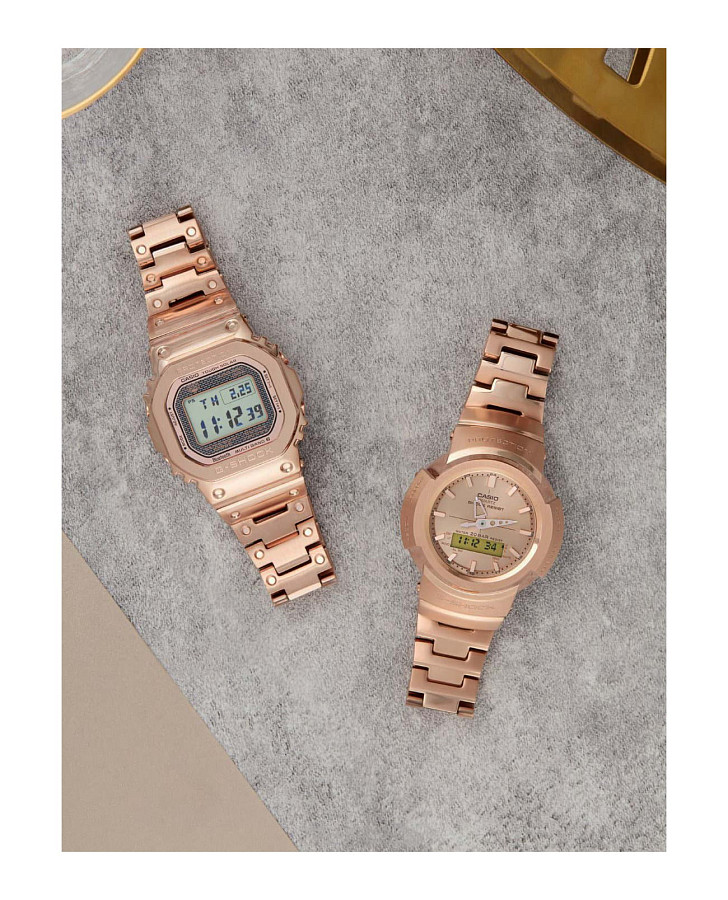 Часы Casio G-Shock GMW-B5000GD-4ER — электронные, Япония, мужские