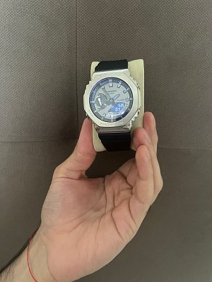 Фото покупателя: Японские наручные часы Casio G-Shock GM-2100-1ADR (GM-2100-1A) с хронографом