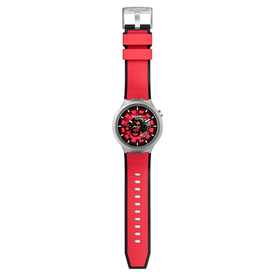 Часы Swatch Big Bold Irony Lacquered SB07S110 — кварцевые, металл сталь