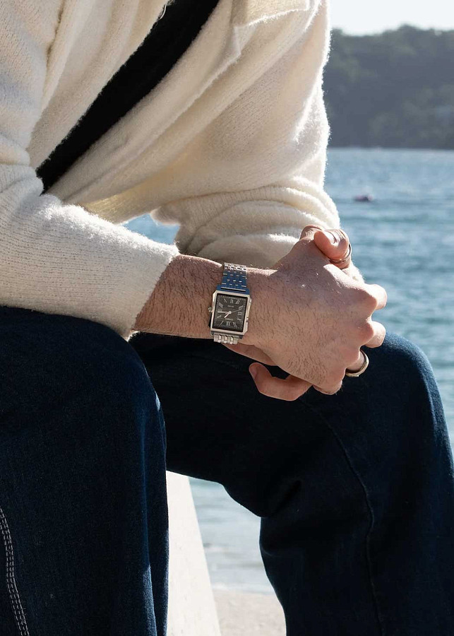 Часы Casio Collection MTP-B190D-1B — кварцевые, сталь металл