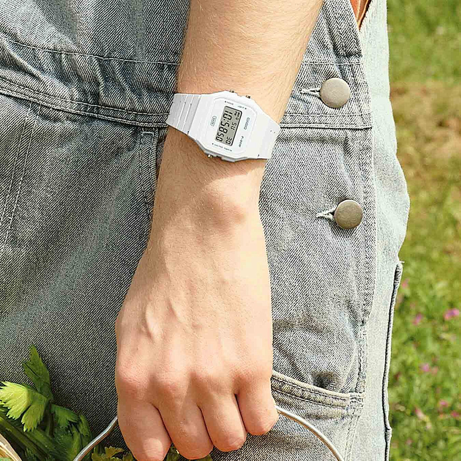 Часы Casio F-91WB-7A — кварцевые, пластик