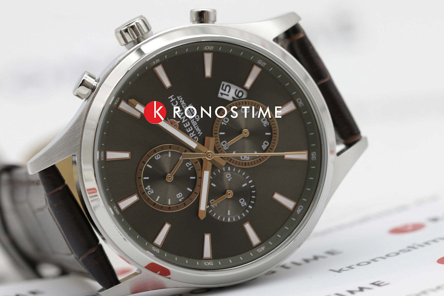 Часы Greenwich Navigator GW 053.12.34 — кварцевые, сталь металл