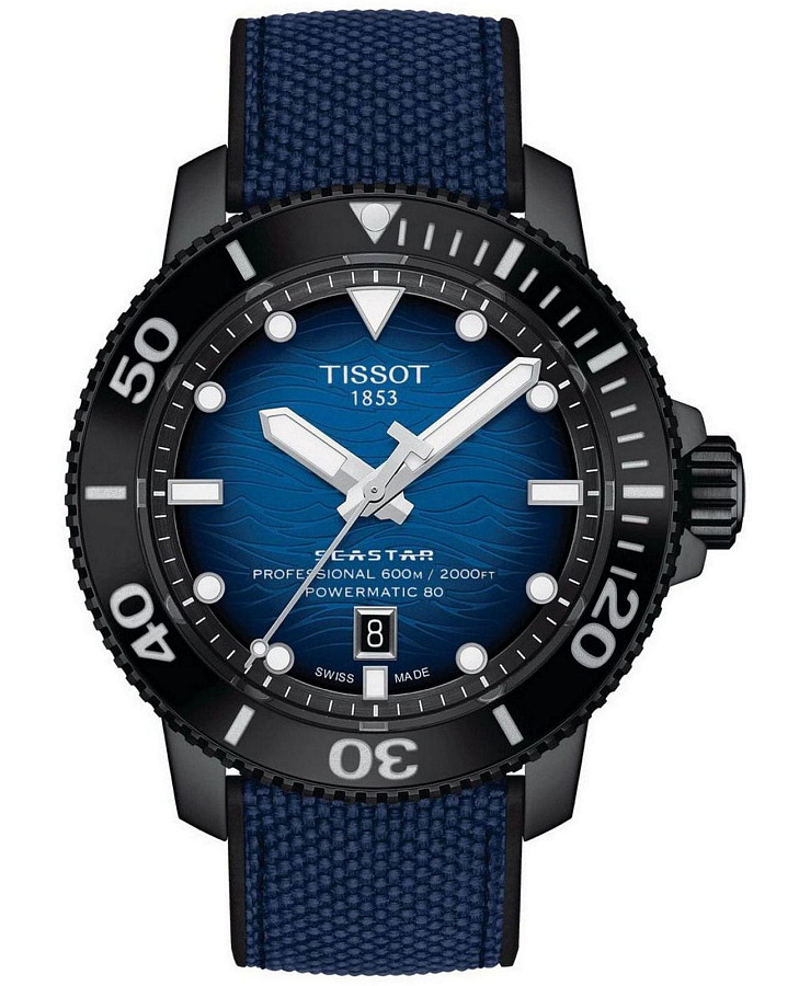 Часы Tissot Seastar 2000 Professional T120.607.37.041.00 — мужские, синий