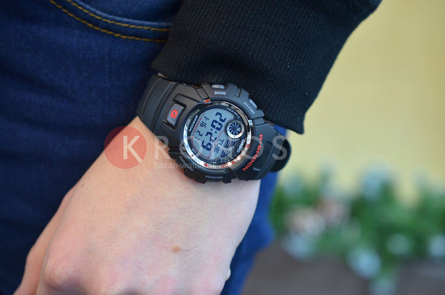 Часы Casio G-Shock G-2900F-1VER — черный, сталь металл пластик