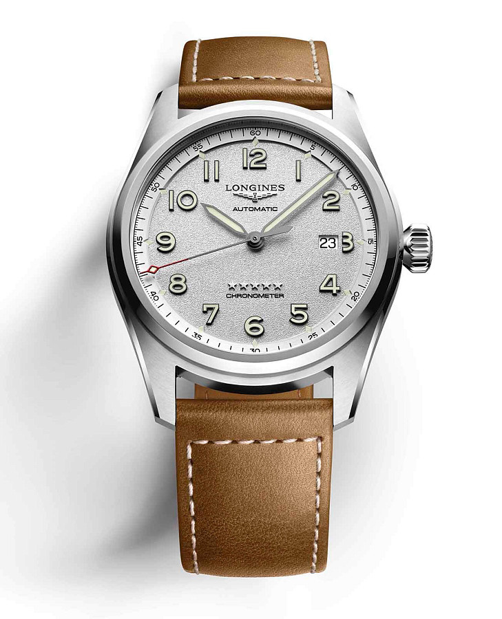 Часы Longines Spirit L3.811.4.73.2 — серебристый, сталь
