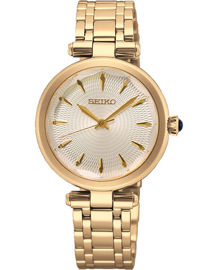 Часы Seiko Discover More SRZ554P1 — женские, шампань