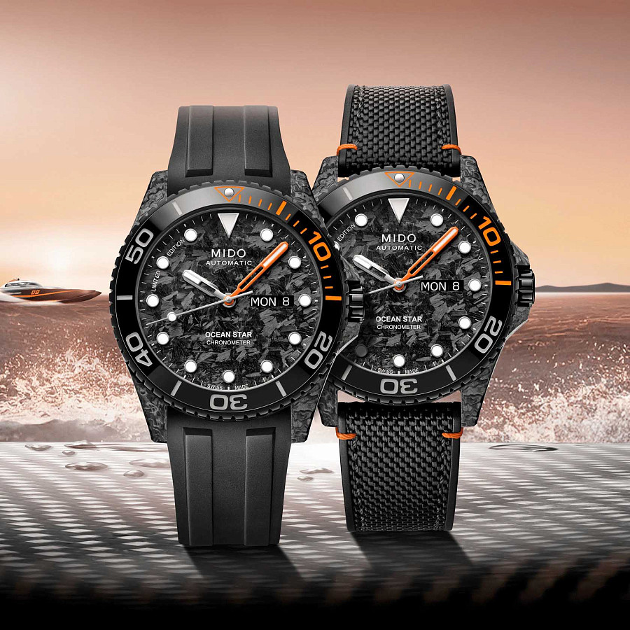 Часы Mido Ocean Star 200C Carbon Limited Edition M042.431.77.081.00 — механические, Швейцария, мужские
