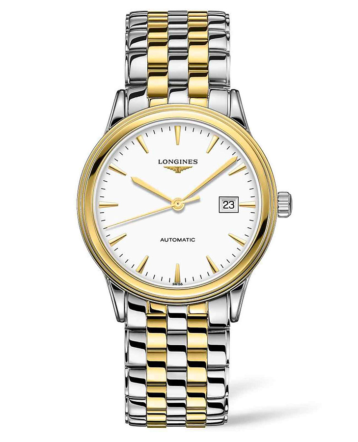 Часы Longines Flagship L4.984.3.22.7 — мужские, белый