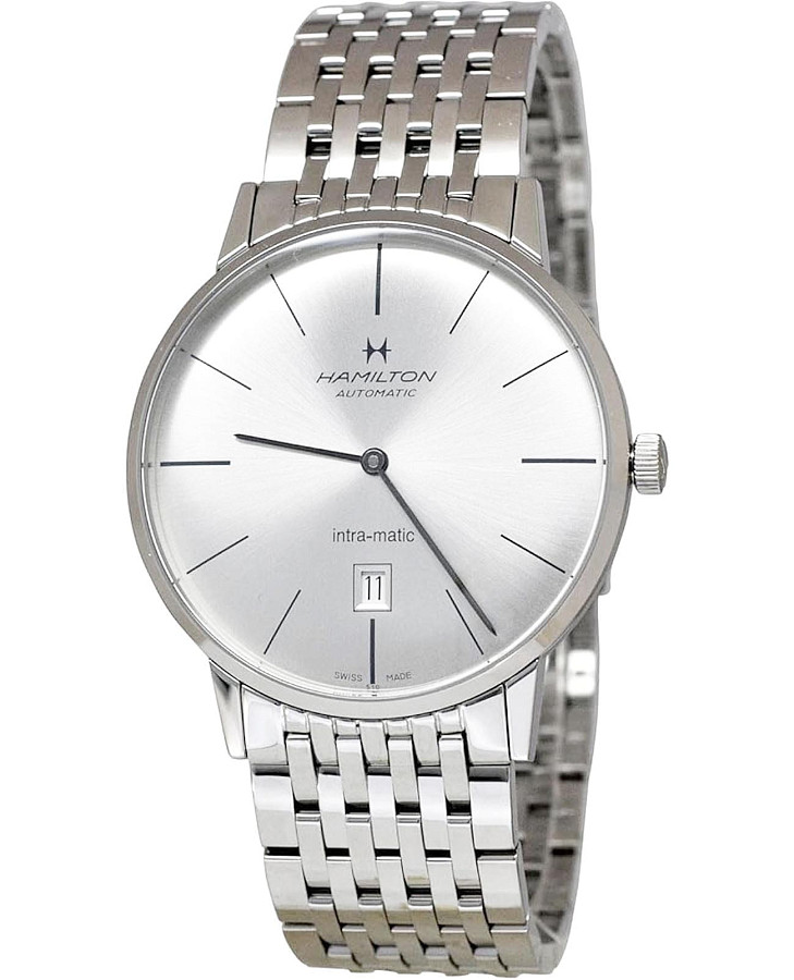 Часы Hamilton American Classic Intra-Matic Auto H38755151 — механические, сталь металл