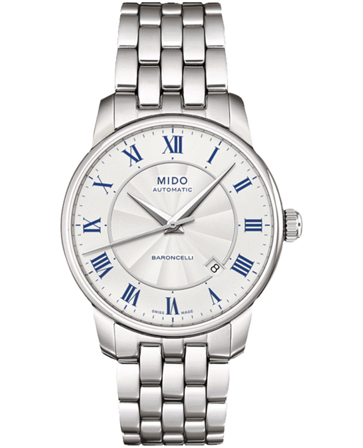 Часы Mido Baroncelli M8600.4.21.1 — мужские, белый