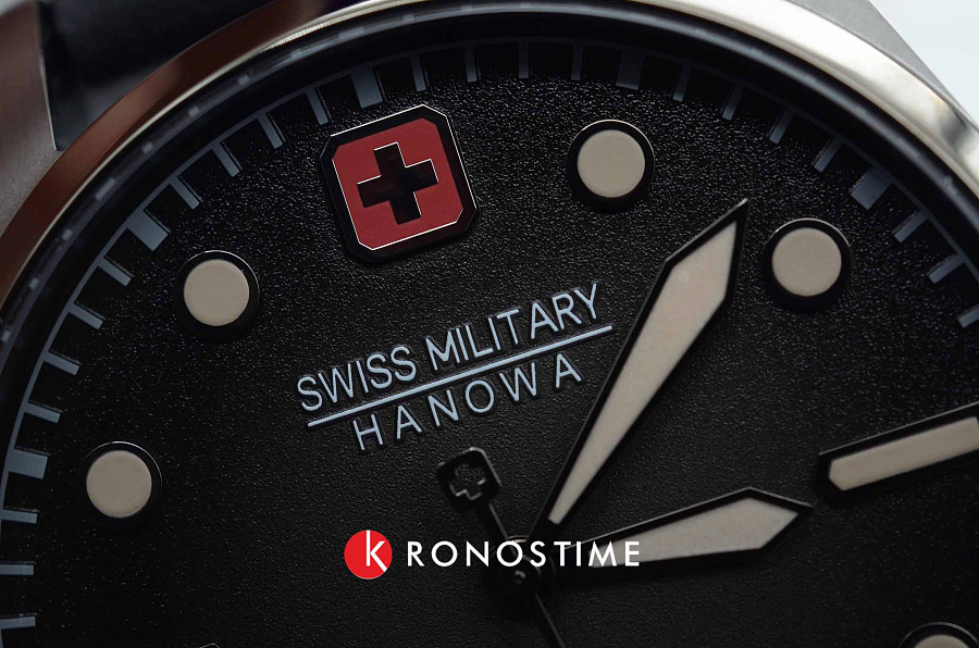 Часы Swiss Military Hanowa Falcon SMWGA2100540 — мужские, кожаный