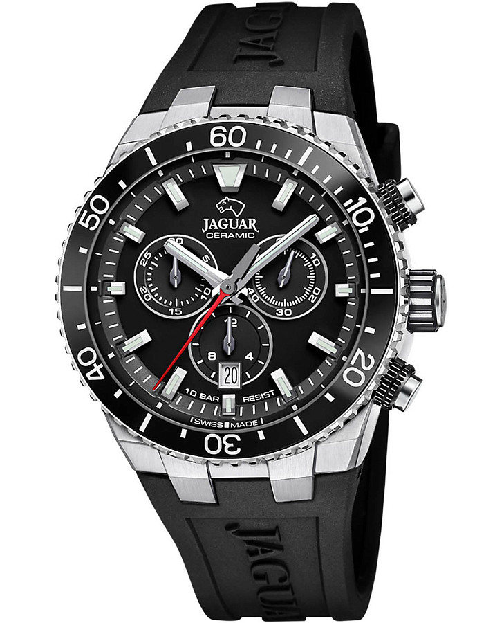 Часы Jaguar Ceramic J1021/5 — мужские, черный
