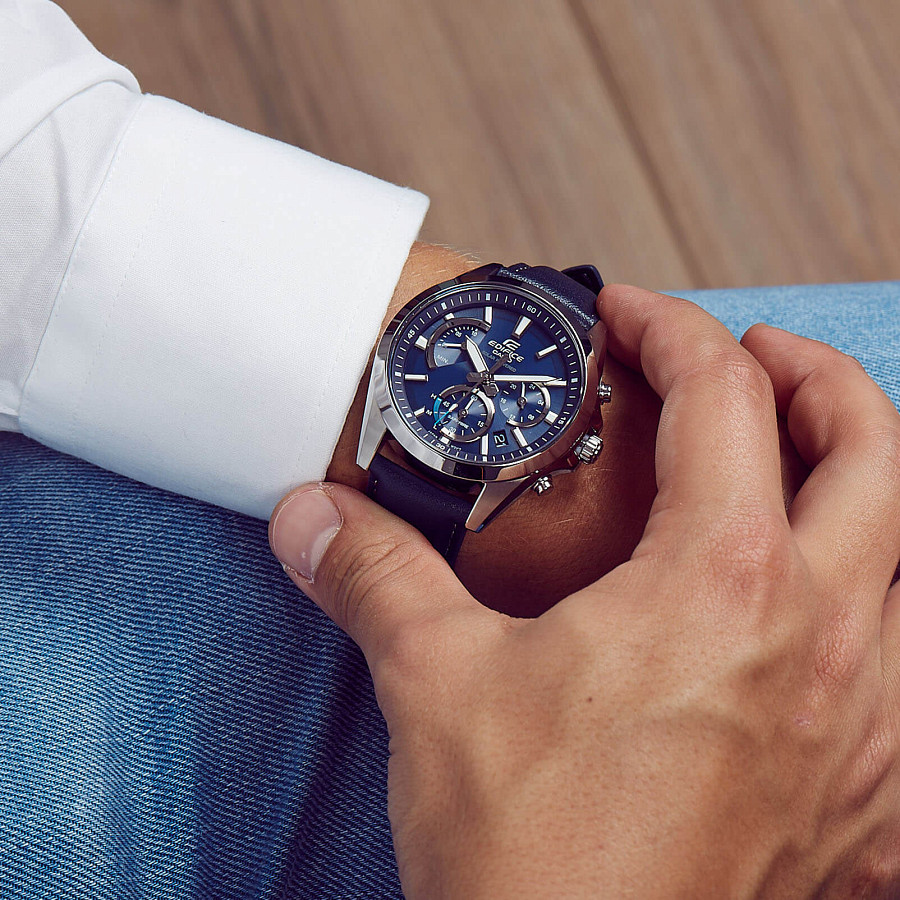 Часы Casio Edifice EFS-S530L-2A — мужские, синий