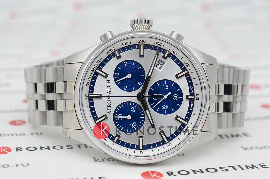 Часы Aerowatch Les Grandes Classiques 79990 AA05 M — кварцевые, металл сталь