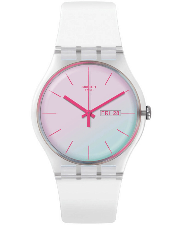 Часы Swatch New Gent SUOK713 — женские, белый