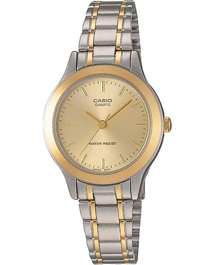 Часы Casio Collection LTP-1128G-9A — женские, белый