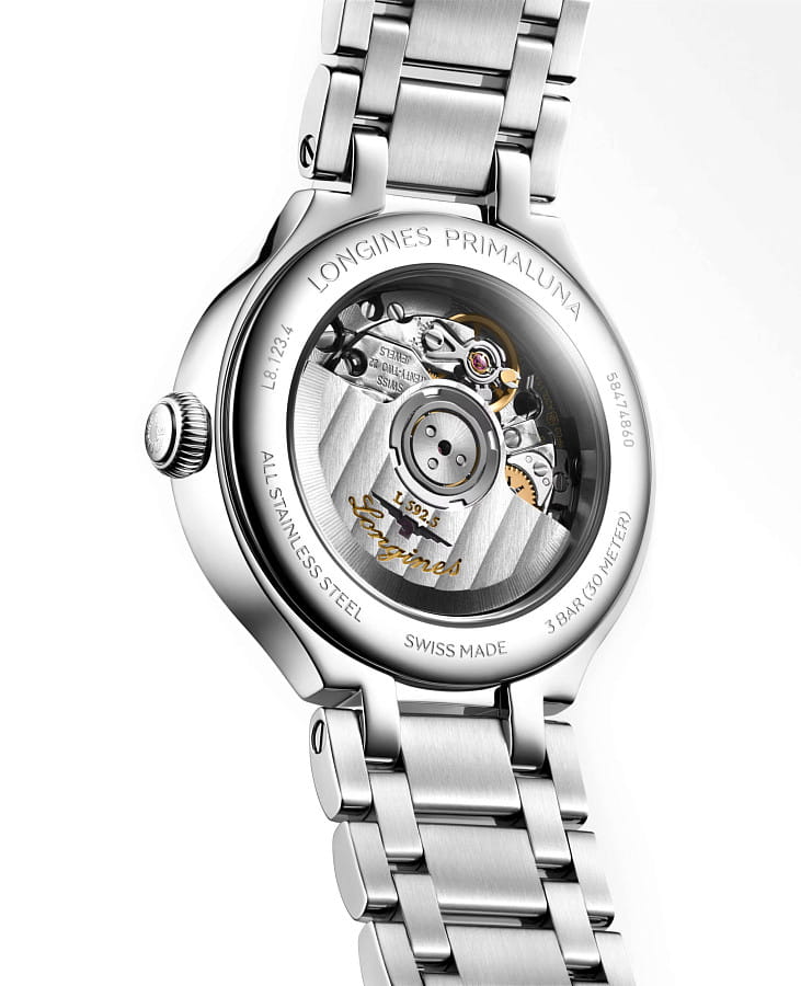 Часы Longines PrimaLuna L8.123.4.07.6 — нержавеющая сталь, женские