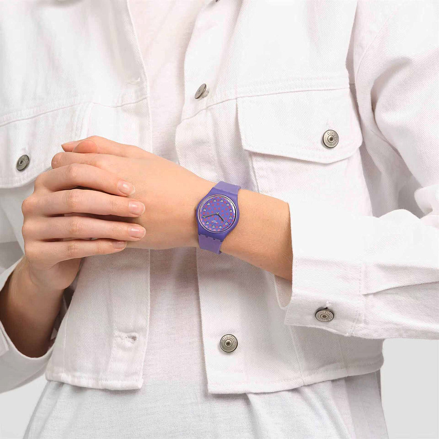 Часы Swatch Gent Bioceramic Standard SO31V100 — силикон, женские