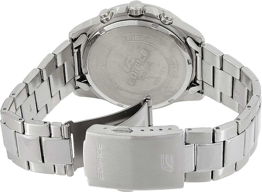 Часы Casio Edifice EFV-570D-1AVUEF — нержавеющая сталь, мужские