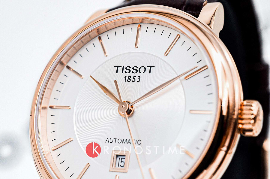 Часы Tissot Carson Automatic Lady T122.207.36.031.00 — женские, кожаный