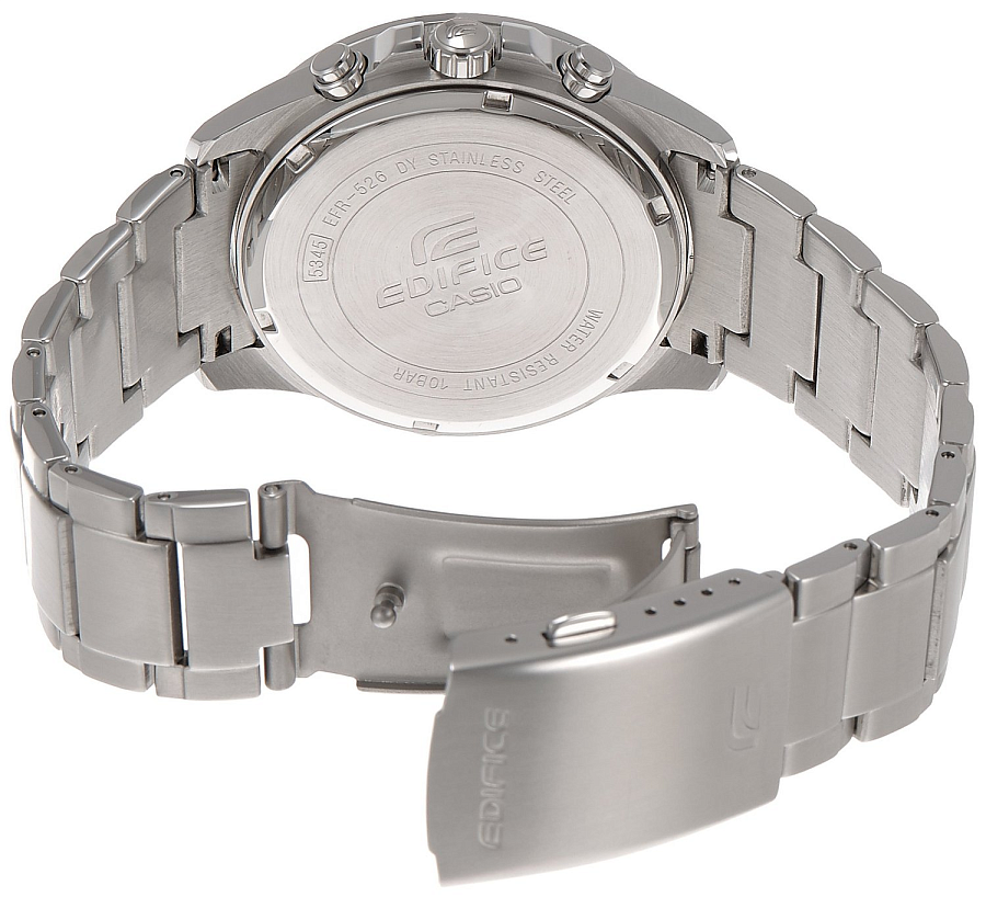 Часы Casio Edifice EFR-526D-5CVUDF (EFR-526D-5C) — кварцевые, металл сталь