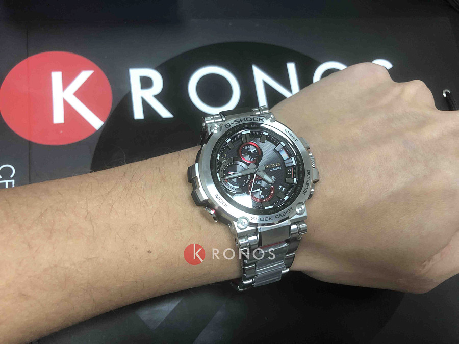 Часы Casio G-Shock Premium MTG-B1000D-1A — сталь металл пластик, сталь + полимер