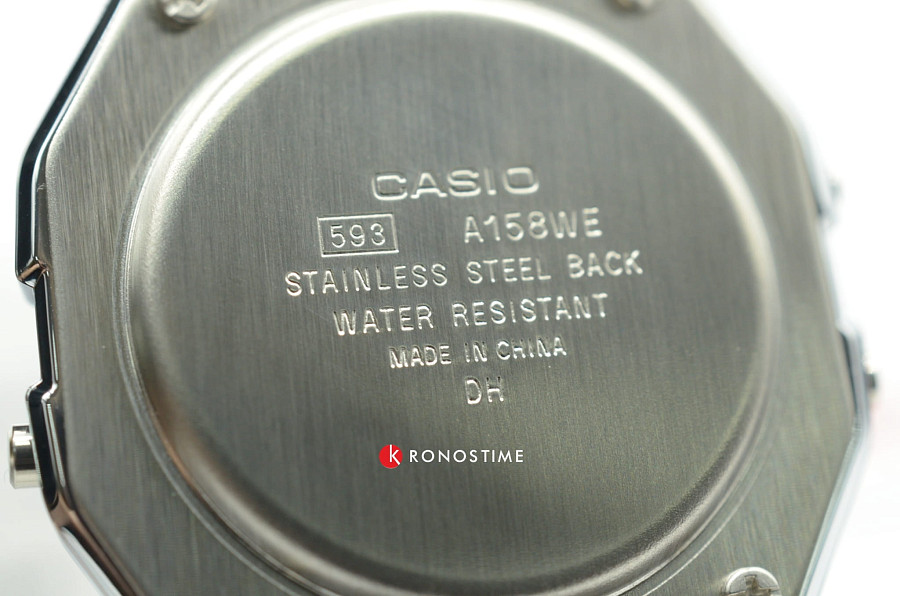 Часы Casio A-158WEA-1 — Япония, кварцевые