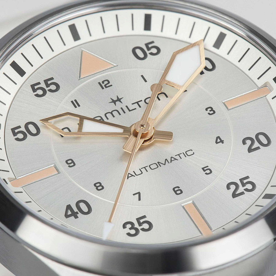 Часы Hamilton Khaki Aviation Pilot Auto H76215850 — кожаный, мужские