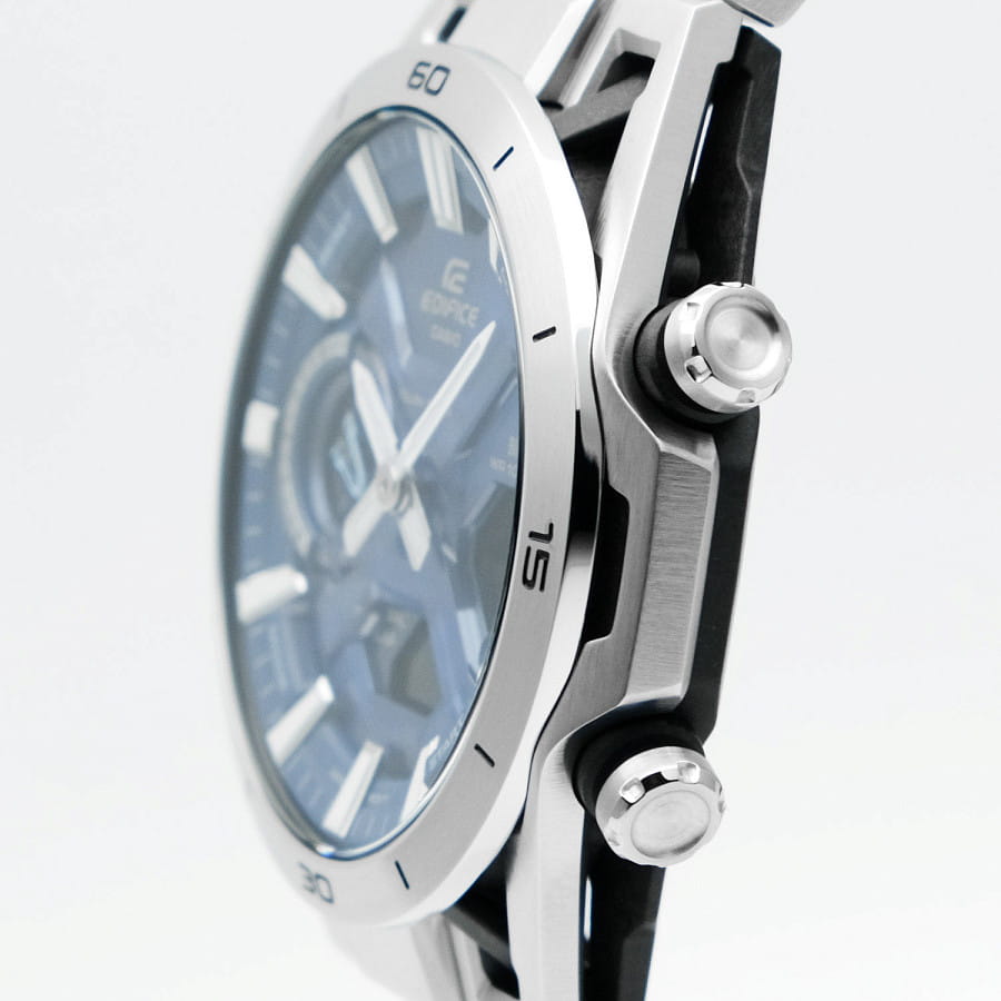Часы Casio Edifice ECB-2300D-2A — металл сталь, Япония
