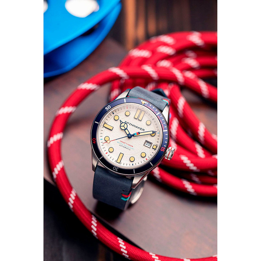 Часы Spinnaker Cahill SP-5096-66-HH — белый, сталь металл