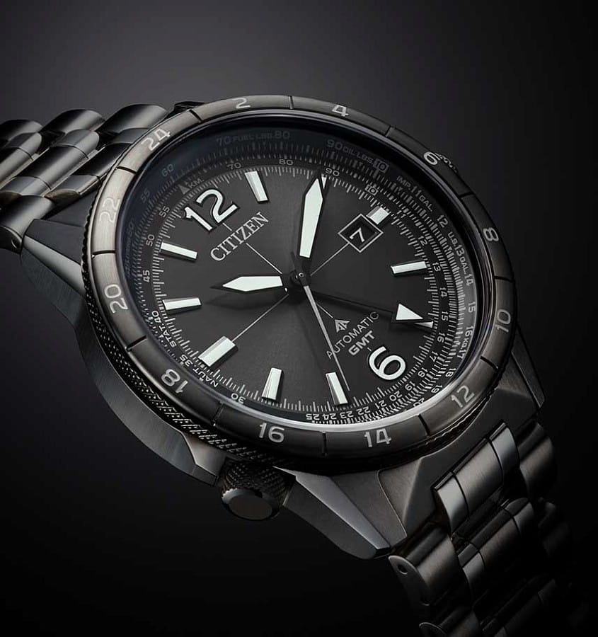 Часы Citizen Promaster NB6045-51H — черный, сталь металл