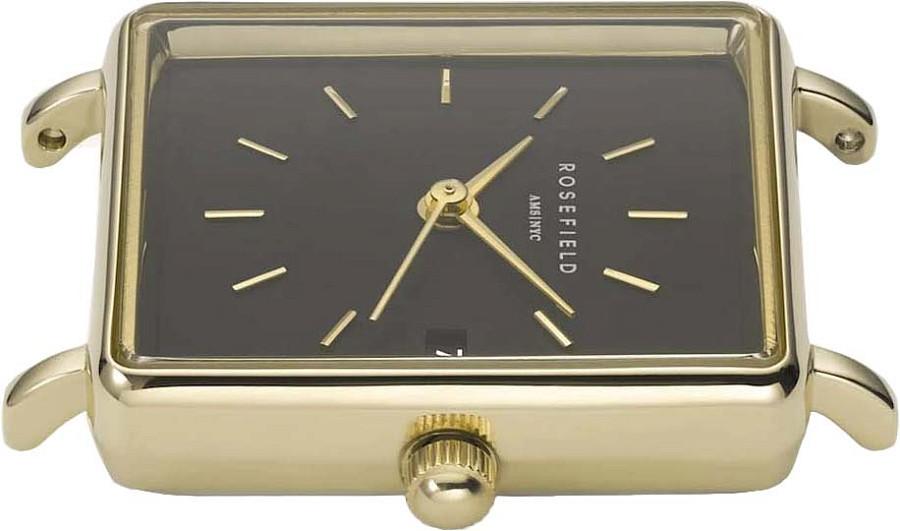 Часы Rosefield The Boxy XS QMBG-Q025 — женские, золотистый
