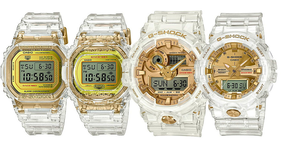 Часы Casio G-Shock GA-835E-7AR — электронные, пластик