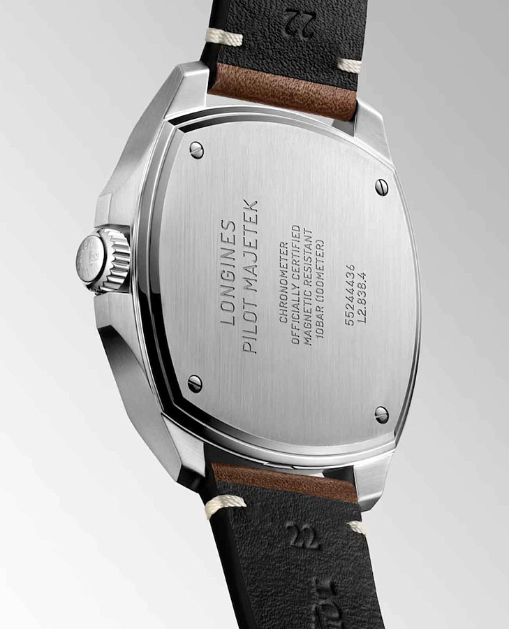 Часы Longines Pilot Majetek Box Edition L2.838.4.53.9 — механические, металл сталь
