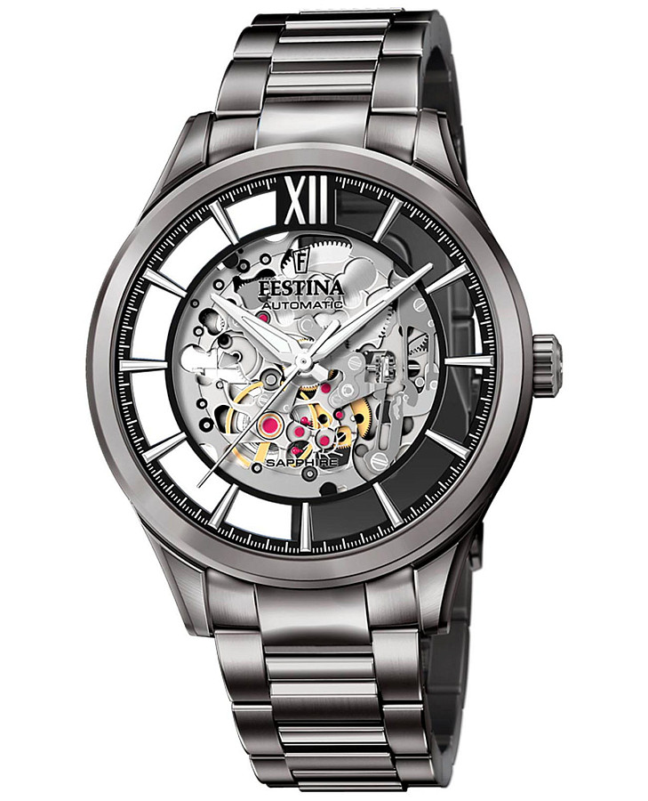 Часы Festina Automatic F20632/1 — мужские, серебристый