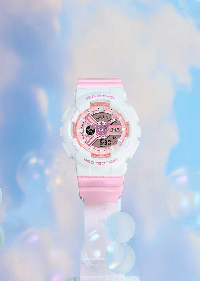 Часы Casio Baby-G BA-110PD-4A — пластик, Япония