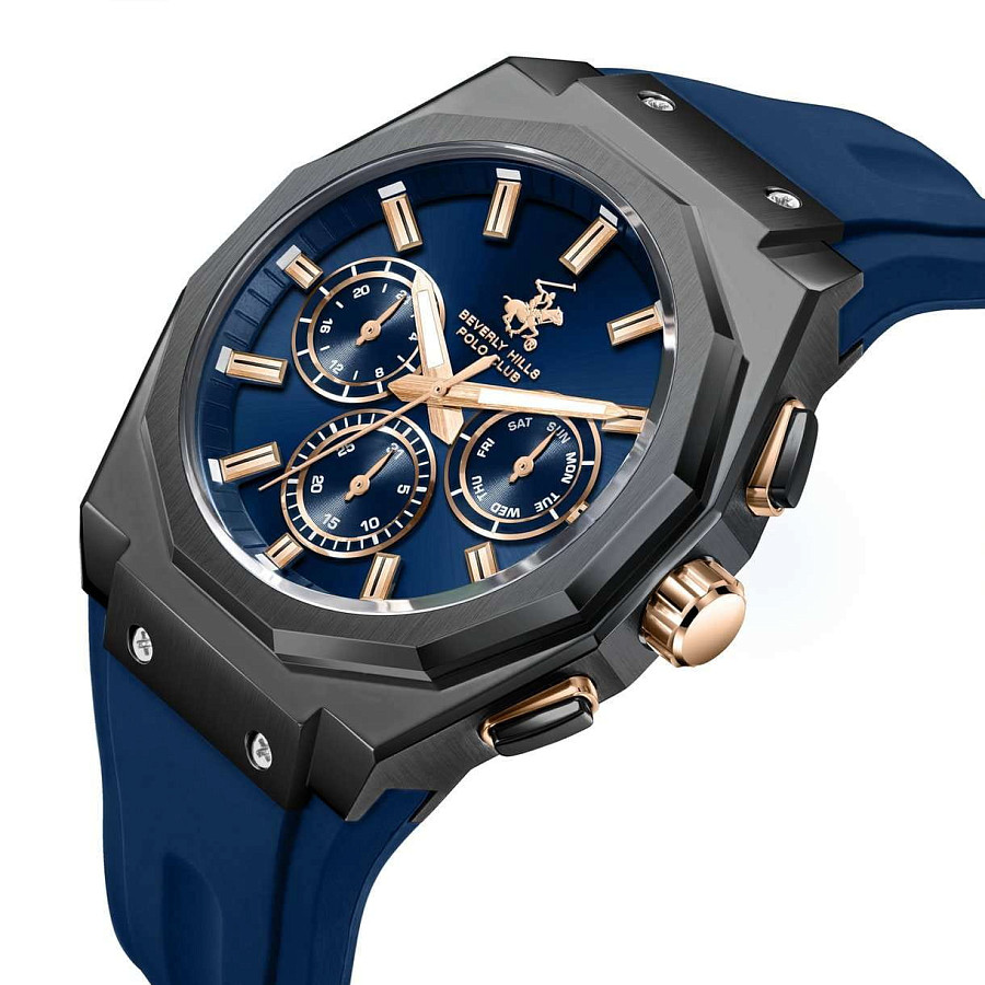 Часы Beverly Hills Polo Club BP3815X.099 — кварцевые, сталь металл