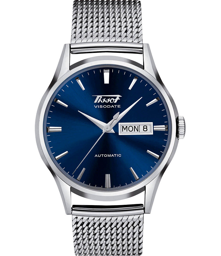 Часы Tissot Heritage Visodate Automatic T019.430.11.041.00 — мужские, синий