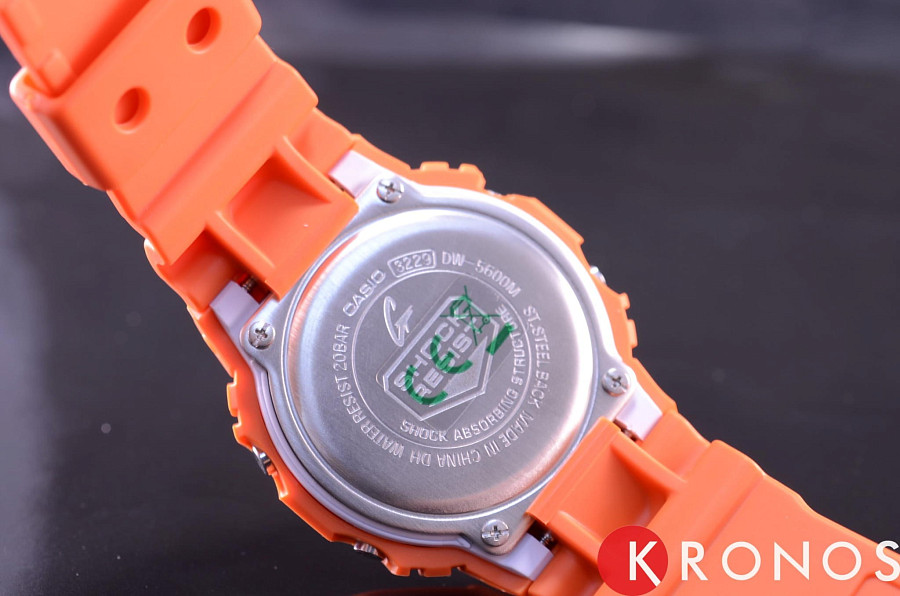 Часы Casio G-Shock DW-5600M-4E — пластик, мужские
