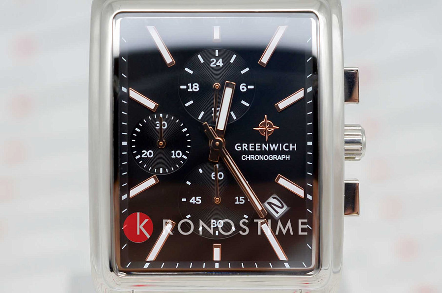 Часы Greenwich Galeon Chrono GW 553.10.15 — металл сталь, Англия
