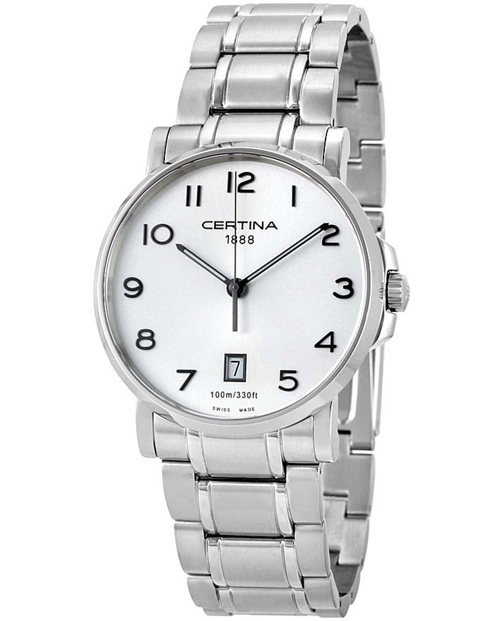 Часы Certina DS Caimano C017.410.11.032.00 — мужские, серебристый