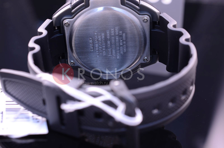 Часы Casio Collection SGW-400H-1B — серый, алюминий металл пластик