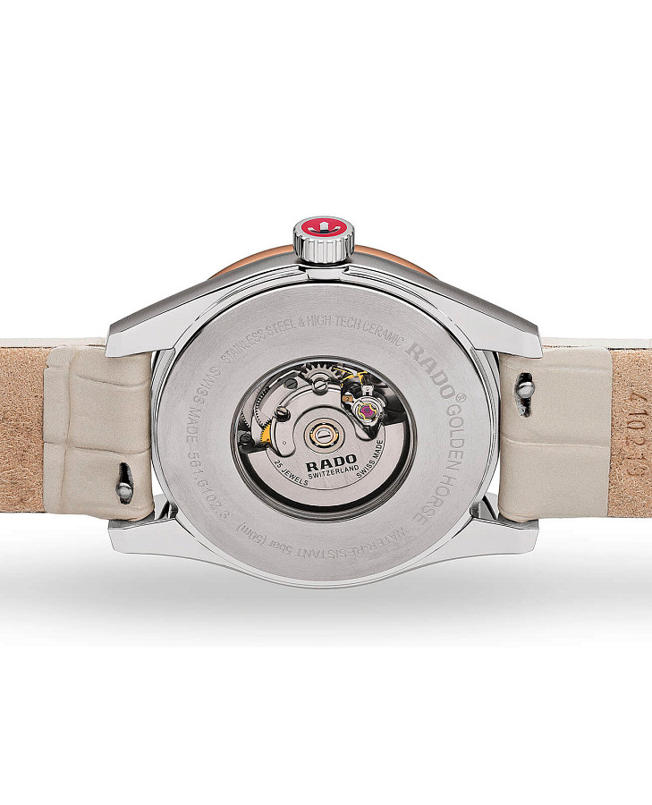 Часы Rado Golden Horse Automatic Diamonds R33102905 — механические, металл сталь керамика