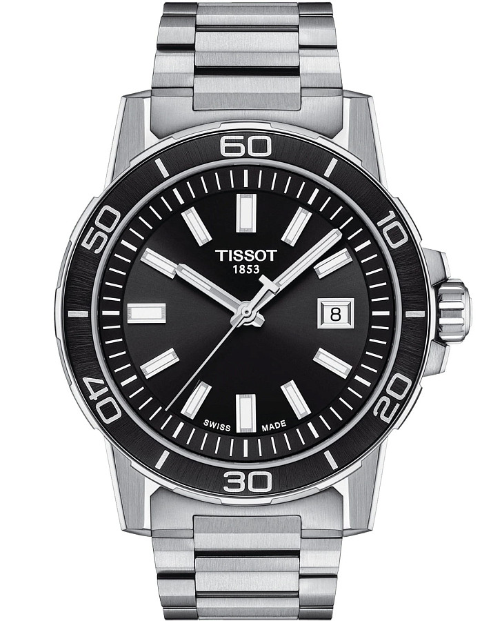 Часы Tissot Supersport Gent T125.610.11.051.00 — мужские, черный