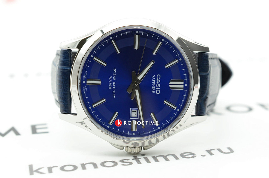 Часы Casio Collection MTS-100L-2A — сталь металл, Япония