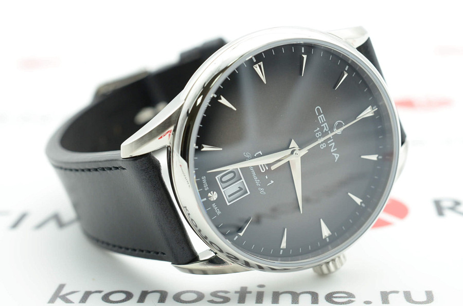 Часы Certina DS-1 Big Date Powermatic 80 C029.426.16.051.00 — кожаный, мужские